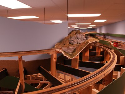 Another view of the rock cut.