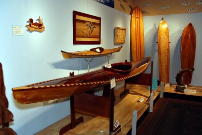 Fine woodworking display