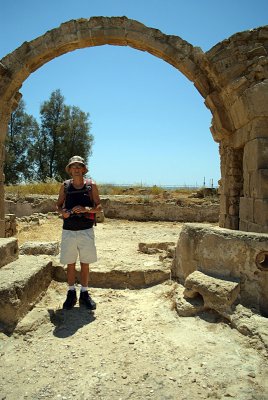 Chris at Pafos Archaeological Site 02