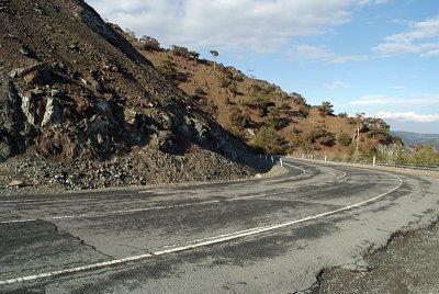On the road in Troodos Mountains 04
