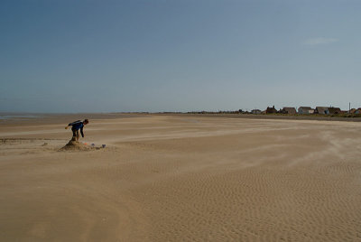 Sandcastles at Romney Sands