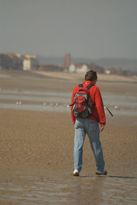 Walking on the Romney Sands