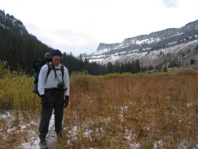 Death Canyon shelf in the background