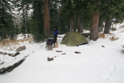 Our campsite in Upper Death Canyon