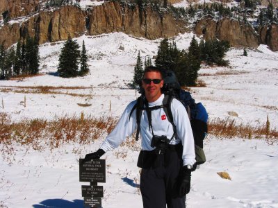 Steve made it to Fox Creek Pass!