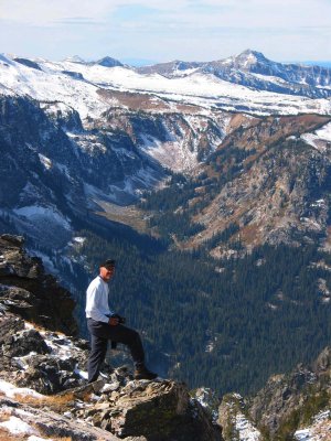 Steve at the edge of Death Canyon