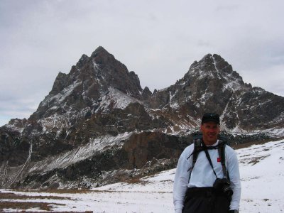 Steve with Grand and Middle Teton