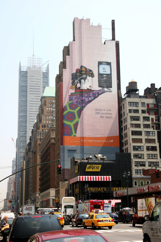 Billboard & NY Times Building - North View at 33rd Street