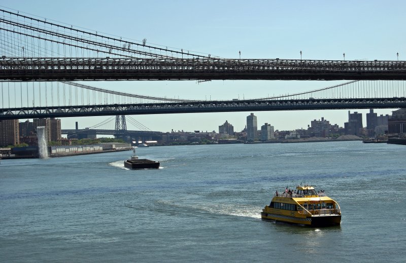 Brooklyn & Manhattan Bridges from Pier 17