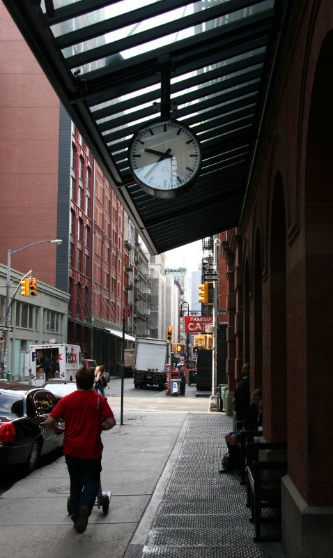 Mercer Hotel Clock & Canopy