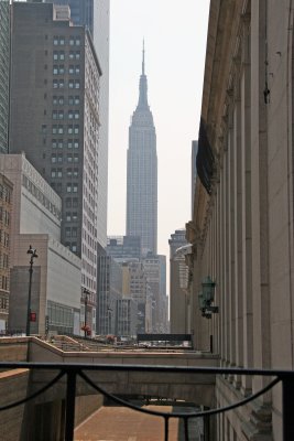 Empire State Building from Pennsylvania Station