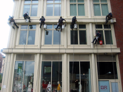 Washing the Building