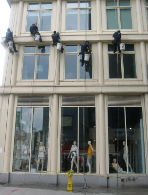 Washing the Building