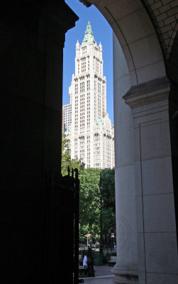 Woolworth Building from NYC Municipal Building