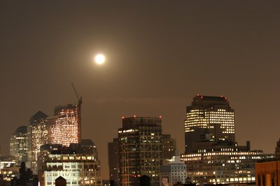 Full Moon - Downtown Manhattan