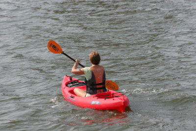 Pier 40 Kayaker