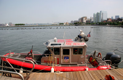 FDNY Fire Rescue Boat at Pier 40