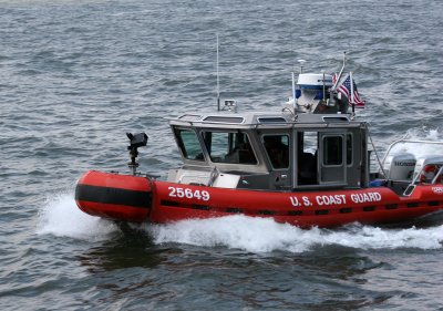 U.S. Coast Guard Patrol Boat - Financial Center Yacht Basin Area