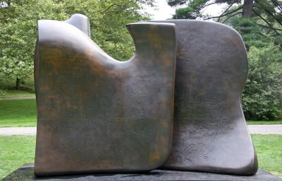 Knife Edge Two Pieces - Henry Moore Sculpture