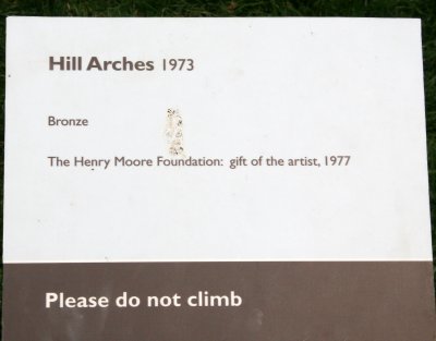 Hill Arches - Henry Moore Sculpture