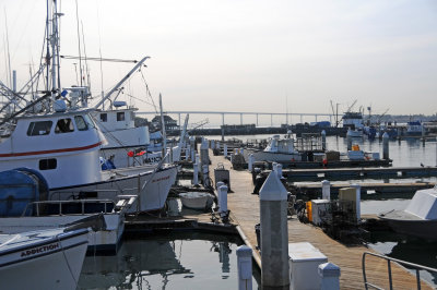 Mostly G Street Fish Boat Pier - San Diego Harbor
