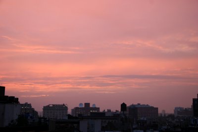 Dusty Rose Sunset - West Greenwich Village