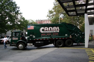 Canal Sanitation Truck at NYU Washington Square Village Residence