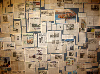 Ground Zero Newspaper Clippings - American Institute of Architecture NYC Chapter