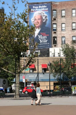 Sixth Avenue Playground - 'Man of the Year' Movie Billboard