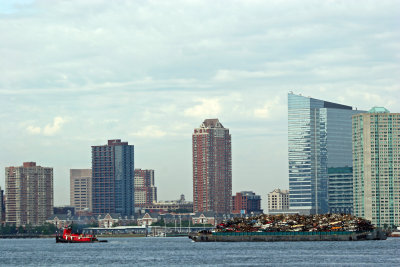 Jersey City Skyline from Christopher Street Pier