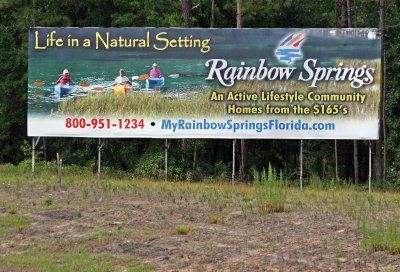 Rainbow Springs Homes Billboard