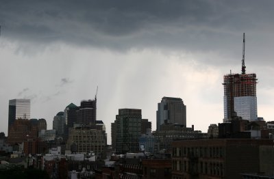 Afternoon Rain Storm - Downtown Manhattan