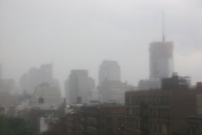 Afternoon Rain Storm - Downtown Manhattan