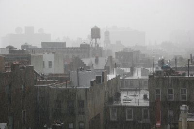 Afternoon Rain Storm - West Greenwich Village