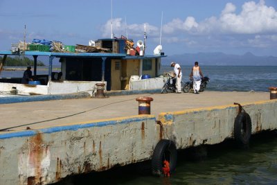 Local ferry, Samana Bay.