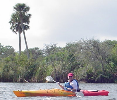 Marguerite kayaking
