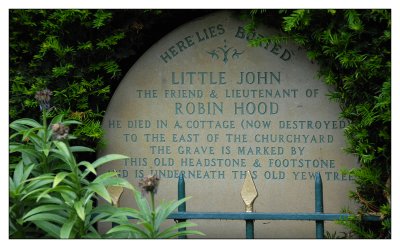 Little John's Grave,St Michael's Church