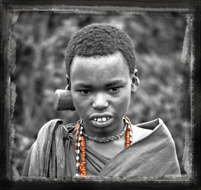 Young Maasai, Tanzania