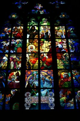 St.Vitus cathedral stained glass