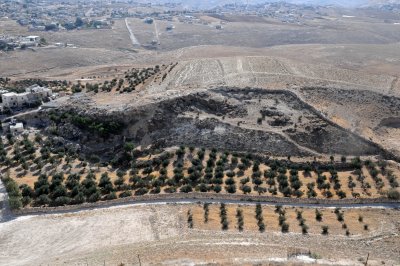 View of land from Herodion