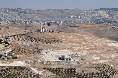 View of land from Herodion