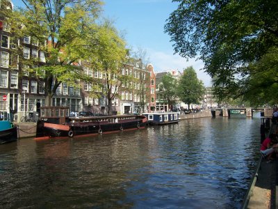 View from Anne Frank's secret annex - Amsterdam
