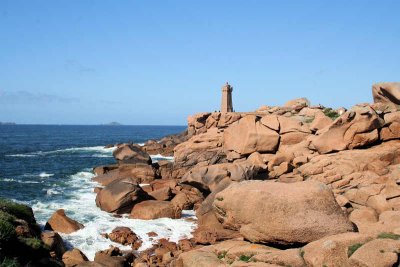 Pink granite coast