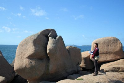 Pink granite coast