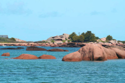 Pink granite coast
