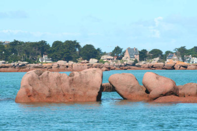 Pink granite coast