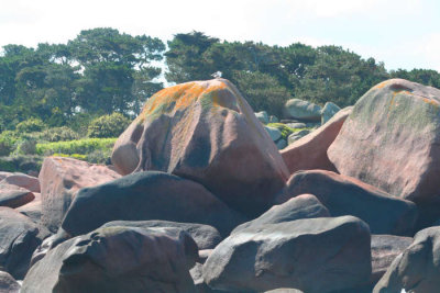 Pink granite coast