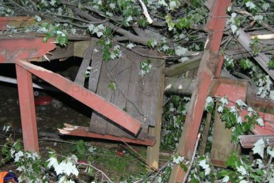 Storm Damage at the house from 6/10/08