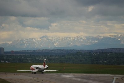 Maple Leaf Lounge Calgary Airport - heading home