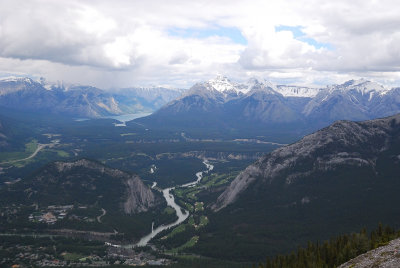 Bow Valley from Sulphur Mountain
